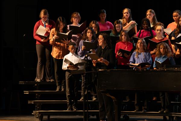 2023 All County Chorus Students Performing